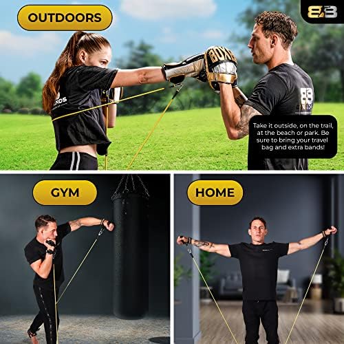 Boxer Bands Boxing Resistance Bands Set For Speed & Agility - boxing Trainer Workout Bands, bokserski Training Training bends for