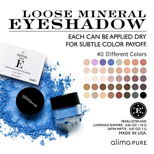 Alima Pure labavo mineralno sjenilo, Taupe sjenilo, mineralna šminka, ženska šminka za oči, mat sjenilo, prirodno sjenilo, veganska