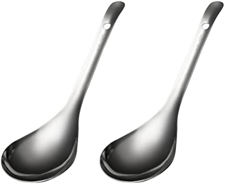 Big Soup Ladle 2pcs nehrđajući čelik pirinčana kašika netaknuta hrana poslužila kašičice SPOON SERVICE HRANE SCOOP Kuhinjski pribor