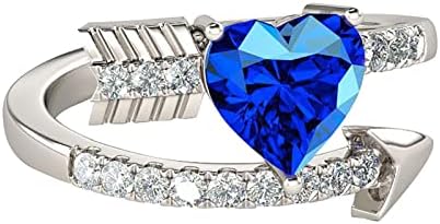 2023 Nova ličnosti kreativni ljubavni dijamantni prsten za angažman vjenčani prsten za žene sestrini prstenovi