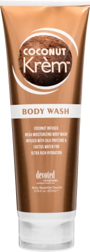 Dedicated Creations Coconut Krem Body Wash – kokosovo Mega hidratantno sredstvo za pranje tijela sa proteinima svile i Kaktus vodom