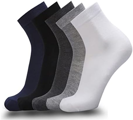 N / A 10 parova / puno Muške pamučne čarape crne poslovne čarape Prozračne jesenja zima za muški