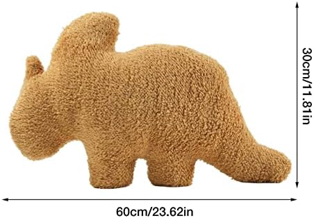 LIPPSY Dino piletina Nugget pliš, Dino piletina Nugget Plushie Dolls baciti jastuk, meka piletina Nugget jastuk pliš za rođendan dekoracije