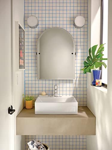 Moen 84014 Laris Jednostruka rupa Moderna slavina za umivaonik u kupaonici sa opcionalnim ležaljkama i opružnim sklopom odvoda, 1,