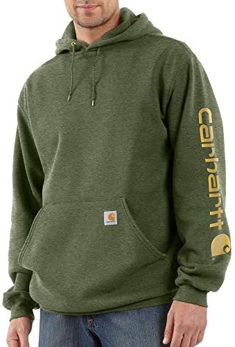 Carhartt Muška labava kroja s logotipom srednje težine grafička dukserica