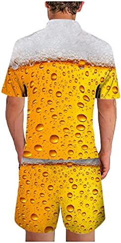 Ljetna veličina 3D Trčanje dvodijelni slobodno vrijeme Muški sportski pivo plus fitness odijelo Muška odijela i setovi Muške Funky