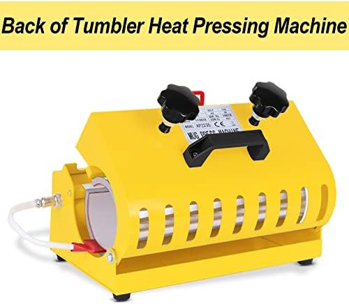 SoQte 30oz Tumbler Heat Press, Šolja Heat Press DIY za 11-30oz ravne mršave Sublimacijske posude, keramička staklena termos čaša Heat