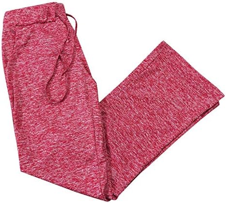 Miashui Business Casual Pants za žene Petite veličine Elastične pamučne hlače Žene Ležerne džep široke ženske provezene hlače