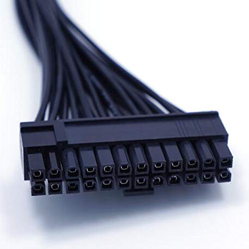 OPSFALCON ATX 24-pinski Produžni kabl za matičnu ploču, 12.6 inča / 32cm, interni PC PSU ATX 24-pinski muški na 24-pinski ženski Produžni