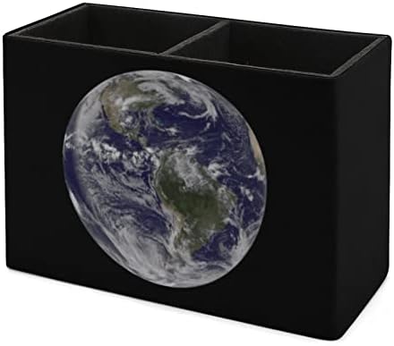Zemlja u svemiru PU kožna olovka čaša držač za olovke čaša za stol Organizator slučaj desktop kancelarijski kontejner kutija za kućnu