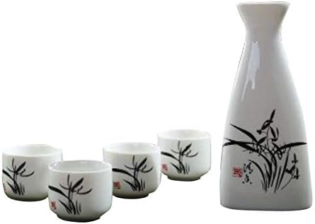 Set od 5 domaćinstava / restorana Sake Cups keramički vinski setovi-jednostavan