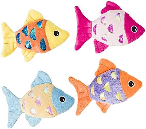 Spot 52075 4.5 Shimmer Glimmer Fish sa Catnip CAT igračkama
