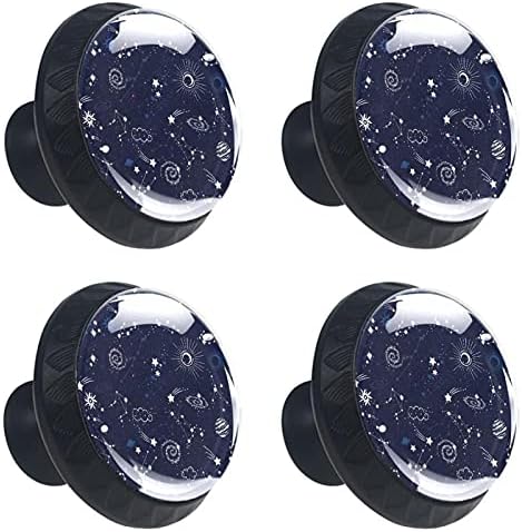 Lagerery dugmad za ladice za djevojčice svemirska galaksija sazviježđe komoda okrugli ormarići dugmad kristalno staklo dekorativna