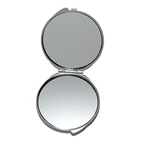 Ogledalo, ogledalo za šminkanje, ikona simbola kljunaste ptice okruglo ogledalo,1 X 2x uvećanje