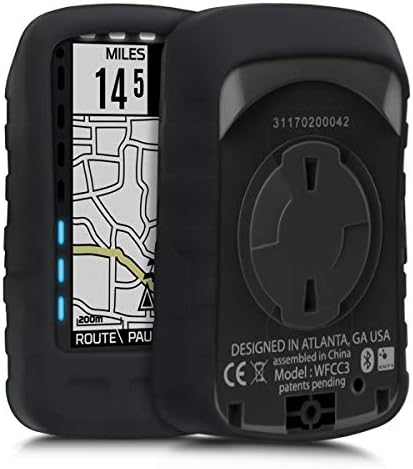 kwmobile futrola kompatibilna sa Wahoo Elemnt Roam-Case mekom silikonskom GPS zaštitnom navlakom za bicikle-Crna