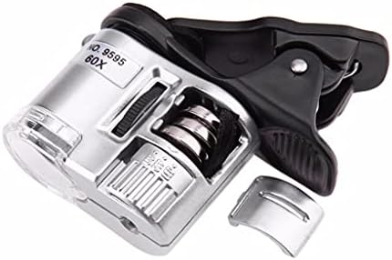 SJYDQ univerzalni 60x mikroskop za mobilni telefon mikroskop zum mikro kamera klip sa LED svjetlom za telefon