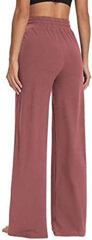 Sarin Mathews ženske joge Duksevi širokim nogom Lounge Pajamas hlače udobne vučne veze Joggers Hlače sa džepovima