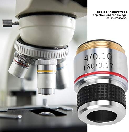 Mikroskopski cilj 4x Mikroskop objekat 20x Aluminijska legura optičko sočivo 4X 185 biološki mikroskop ahromatski ciljevi objektiv