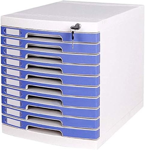 Viseća fascikla za datoteke Organizator A4 10 fioka sa bravom Desktop Office klasifikacija datoteka kutija za skladištenje 29, 5x39,