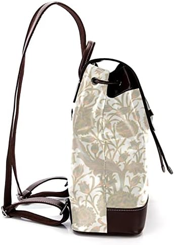 VBFOFBV PUTNI PUTOVANJE za žene, planinarski ruksak na otvorenom sportove ruksack casual padpack, vintage cvjetni list kaki