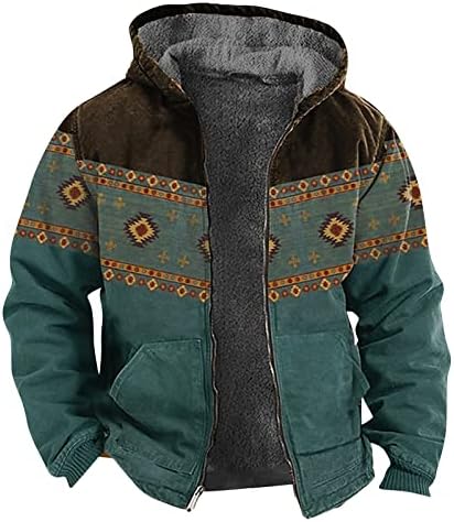 Jakne za muškarce Muška personalizirana ležerna tiska dugih rukava Duks debeli pamučni odijelo Zimska jakna