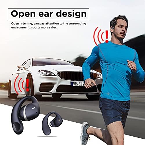 Essonio Slušalice za kostiju na otvorenim ušima slušalice Bluetooth vežbanje na otvorenim ušima za sport