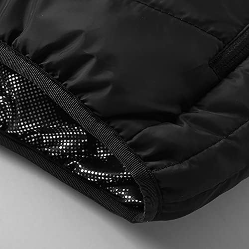Čvrsta boja udobna esencijalna jakna za puffer Ladiein poslovni kaput bez rukava poliester kratki zip up cosy mock na otvorenom kapute