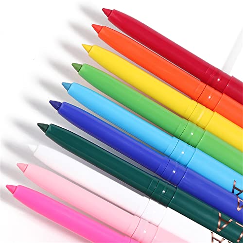 Šarena mat tečna olovka za oči za šminkanje očiju, vodootporna olovka za dugotrajne mat uloške za oči