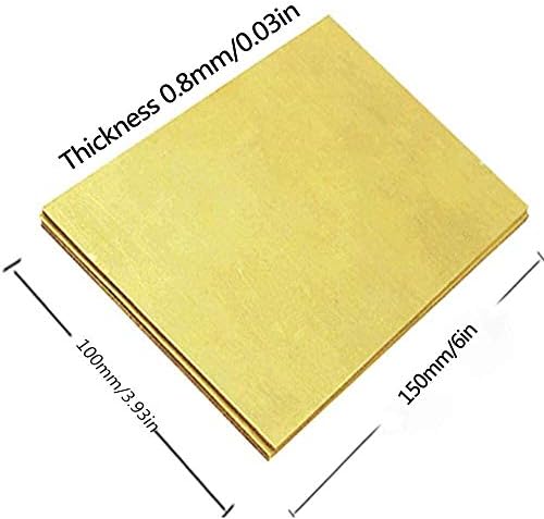 Mesing ploča mesing Lima Mould DIY Debljina 0.5 mm, 100x150mm za korištenje u razvoju proizvoda Metalworking metal folija
