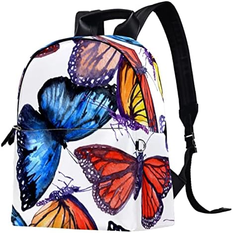 VBFOFBV Unisex ruksak za odrasle sa za putovanja, obojene cvjetne vinove loze