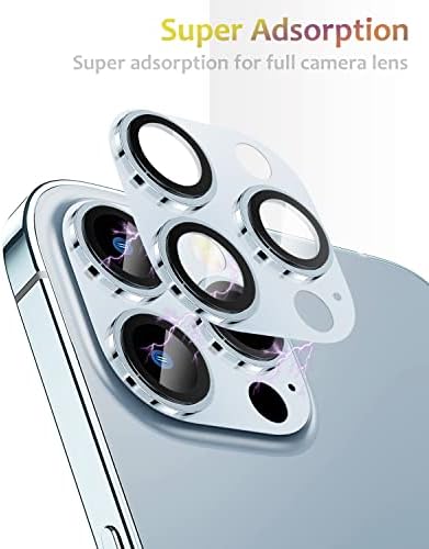 Kanosan originalna serija metalna zaštita sočiva kamere za iPhone 13 Pro Max / 13 Pro 3D Metal Plus 9H kaljeno staklo protiv ogrebotina