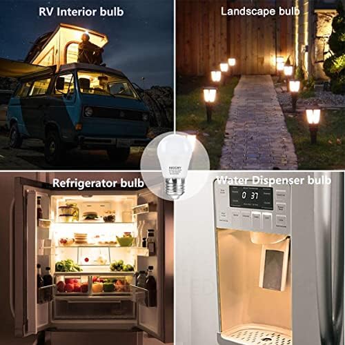 XBOCMY A15 LED Sijalice, 40 W ekvivalentna LED sijalica za frižider, 5w dnevna svjetlost 5000K, 500 lumena, Srednja baza , ne zatamnjiva,