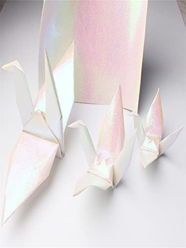 100 listova sjajnih papirnih kafearskih bisera od origami papira, ukrasni papir, sjajni kvadratni preklopni papir za dječje umjetnosti