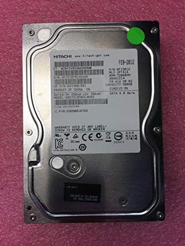 HP 500GB 7200RPM SATA Hard disk 636929-001 647466-001 Hitachi HDS721050CLA662