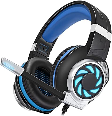 BUTFULAKE Stereo Gaming slušalice za PS4, Xbox One, Nintendo Switch, podesive štitnike za uši i over-All izolacija buke, lagana 3.5