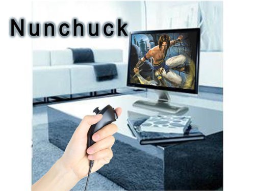 Dotop Nunchuck kontroler za Nintendo Wii video igra crna