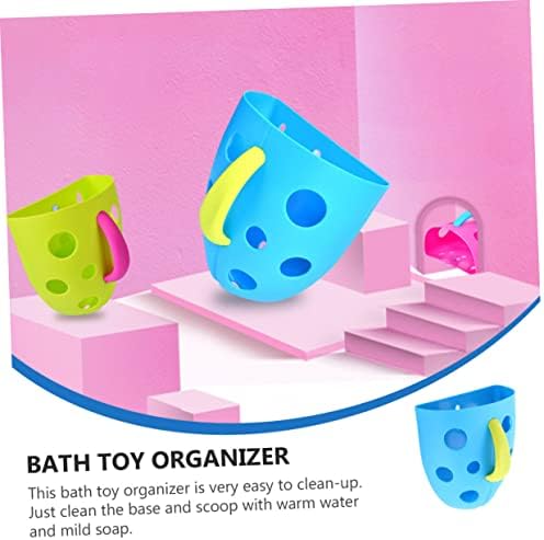 Toyvian 1pc Skladištenje Blue kupatilo za toddler Helpking Storage Torbe za kupanje Kupatilo Organizator Igračka za kupanje Kupatička