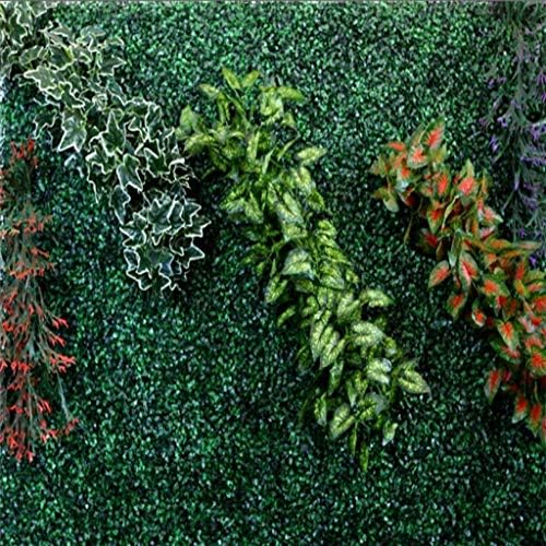 Ynfngxu Umjetna hedž ploča, skrining ograde od šimšira od zelenog bršljana, dekoracija vanjskih zidova u zatvorenom vrtu 40x60cm