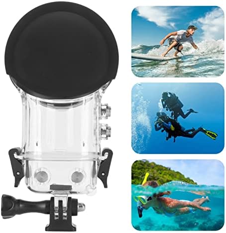 Kamera Podvodna zanatska ljuska, hidrofobni premaz 164ft IPX8 vodootporan visokog lampica za prenošenje kamere s nosačem za jednu