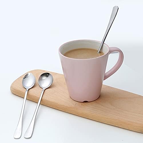 Kašike za ručavanje od nehrđajućeg čelika Set kašika čaj desert kava sladoled oprema za barene alati duge ručke kuhinjske pribore
