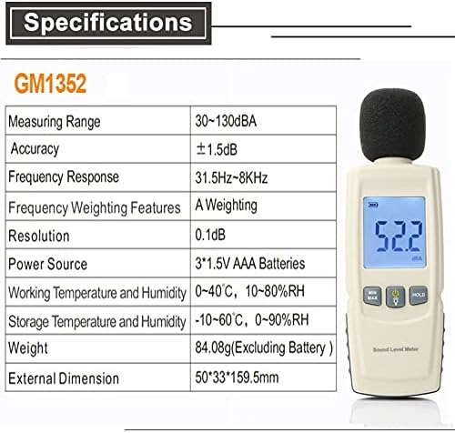 UEIDOSB mjerni instrument za mjerenje buke DB 30 ~ 130db Mini Audio zvuk mjerač metra decibel monitor dijagnostički-alat Smart senzor