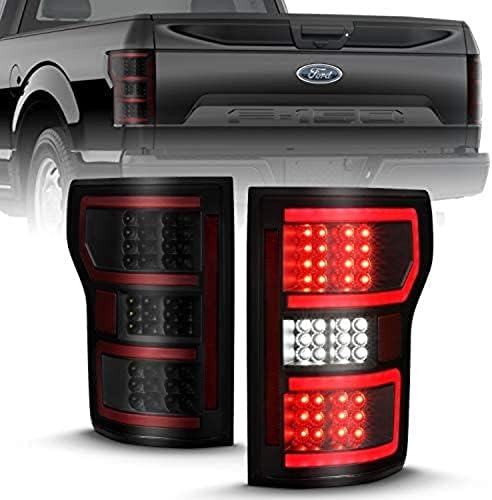 ANZO 18-19 Ford F-150 LED zadnje svjetlo crno kućište prozirno sočivo crvena traka sa sekvencijalnim