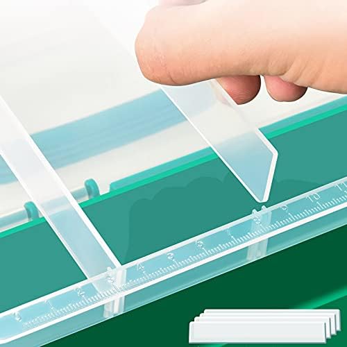 Depila kutije za alate Plastični okvir za alat Transparent organizatori za umjetničko zanat ili medicinski prostor za pohranu s uklonjivim