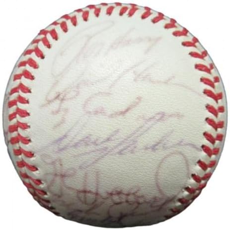 1988. Oakland A je potpisan bejzbol za bejzbol WS lopta McGwire Eckersley PSA / DNK - AUTOGRAFIRANI BASEBALLS