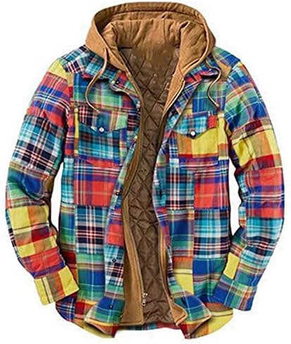 Ponuđeni flanel visoki jakne za muške jakne s kapuljačnim jaknom za zimsku mušku jaknu majica traper duhovni jakni muškarci velike