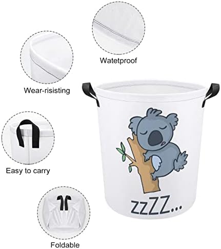 Spavaći koala rublje koči samostojeći ručke s ručkama svladava košara za odjeću za dnevnu sobu odjeću i igračku