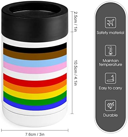 LGBT Rainbow Transwender COOLER zastava za hladnije od nehrđajućeg čelika izolirani od nehrđajućeg čelika može hladnije drhtavičarski