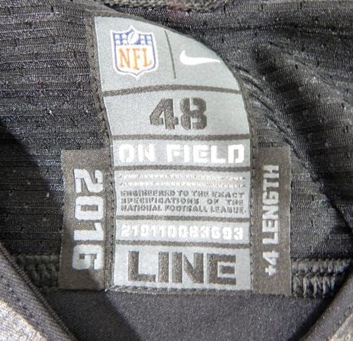San Francisco 49ers Anthony Davis 76 Igra izdana Black Jersey Color Rush 5 - Neincign NFL igra rabljeni dresovi