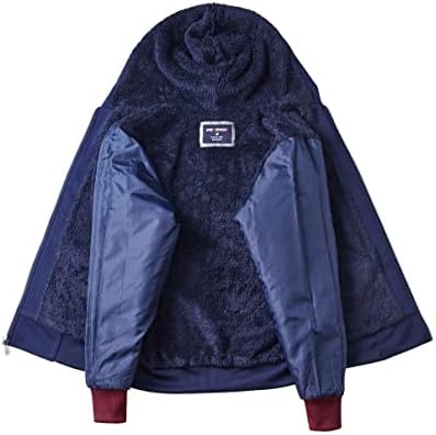 Facisov teška šerpa obložena fleece hoodie dukseri za muškarce zimska zip plus size
