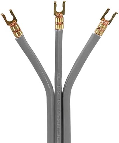 Ovjereni pribor za uređaje 40-AMP kabel za napajanje uređaja, 3 kabel za domet prong, 3 žice sa otvorenim priključcima, 5 stopa, bakrena